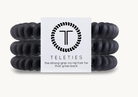 Small Teleties: Matte Black
