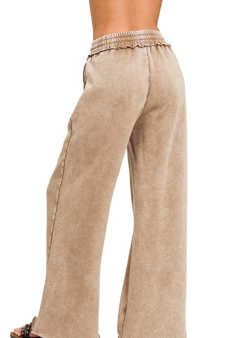 Mocha Straight Leg Sweatpants