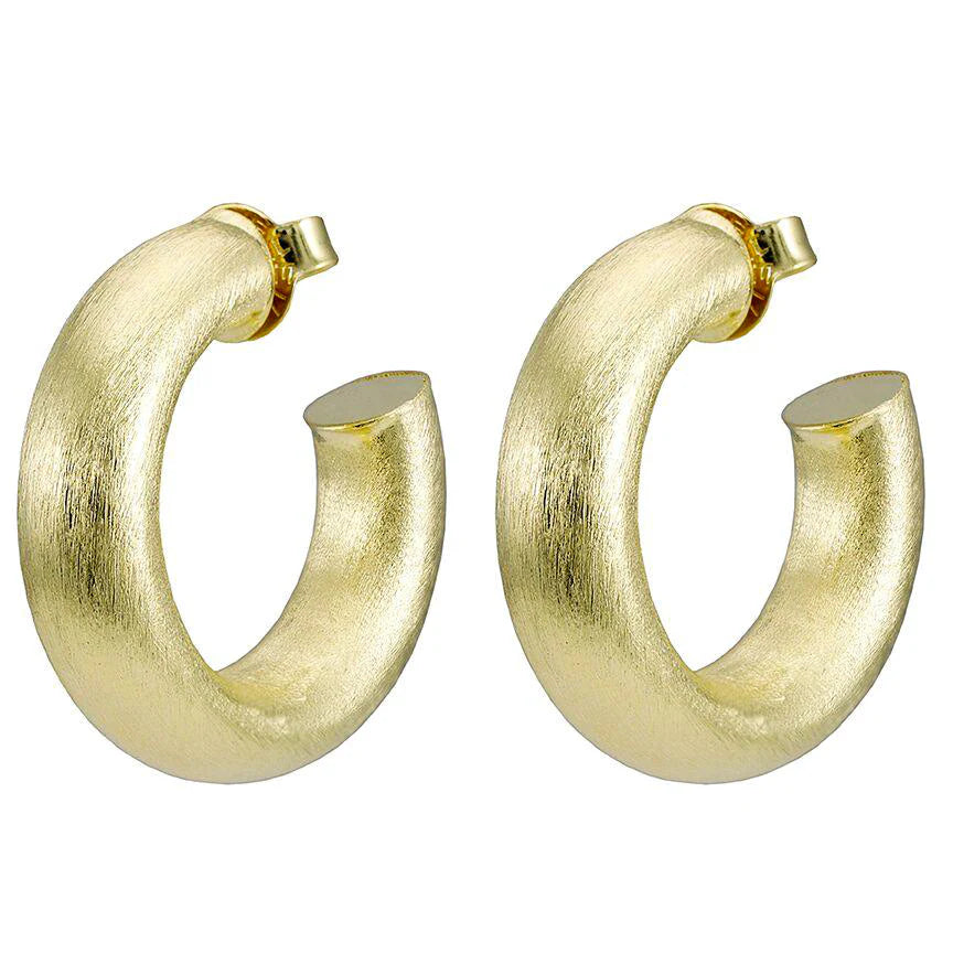 Small Chantal Hoops Gold/Silver