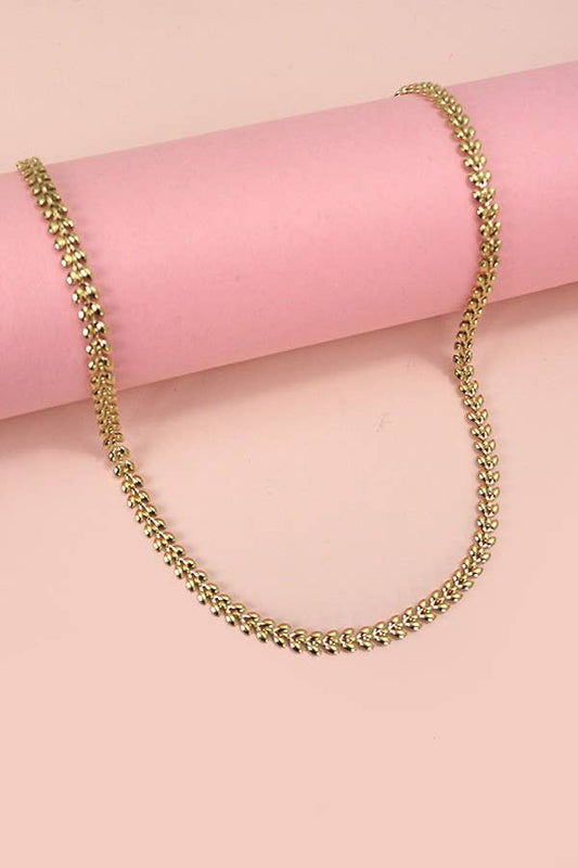 Leaf Chain Necklace