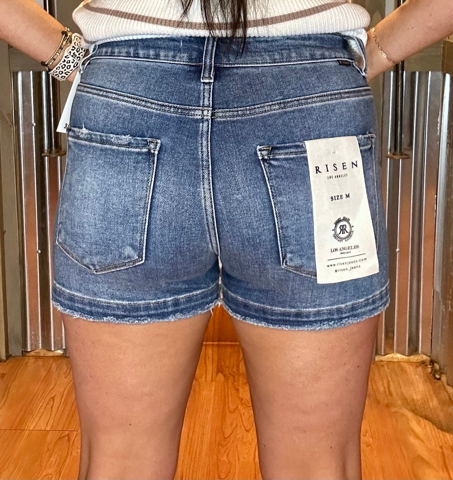 The Perfect Risen Jean Shorts