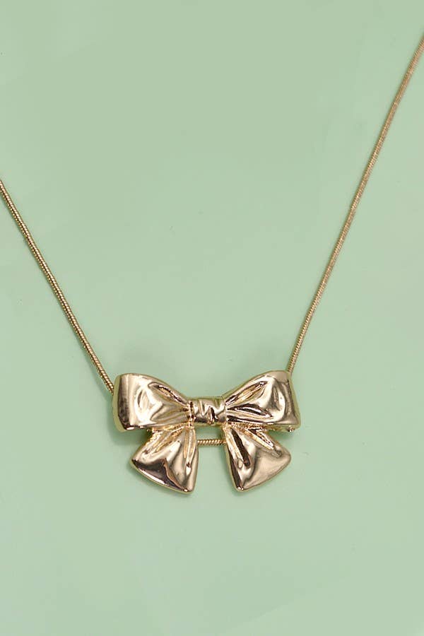 Bow Necklace