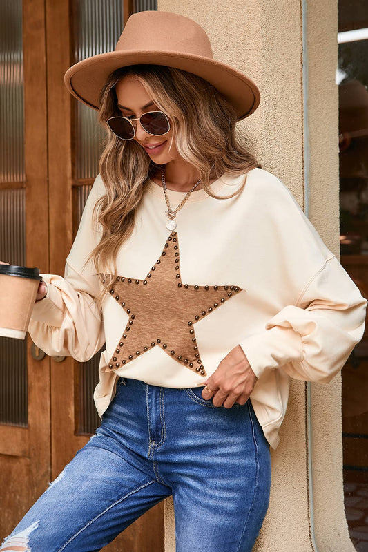 Studded Star Sweater