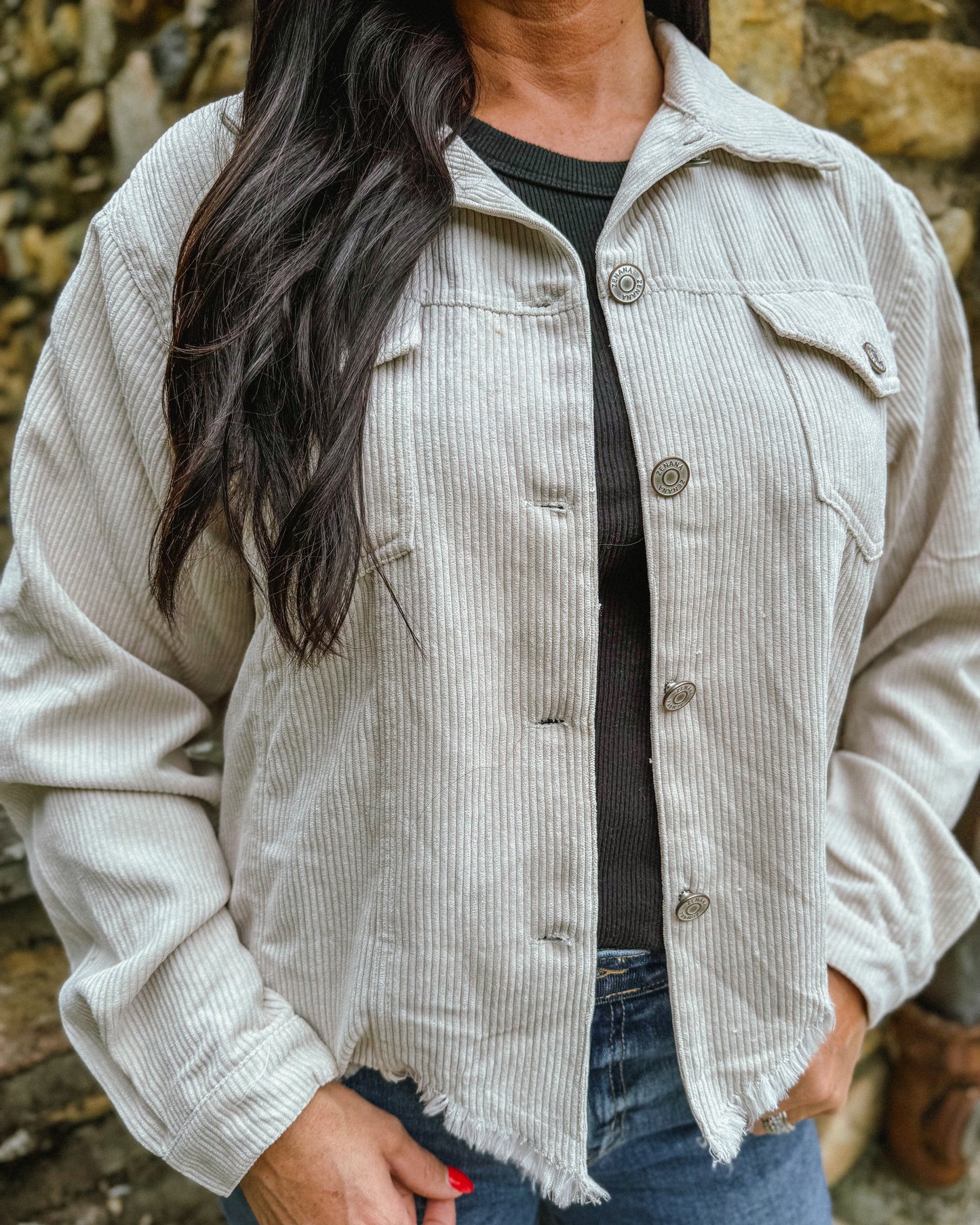 Sandy Breeze Corduroy Jacket