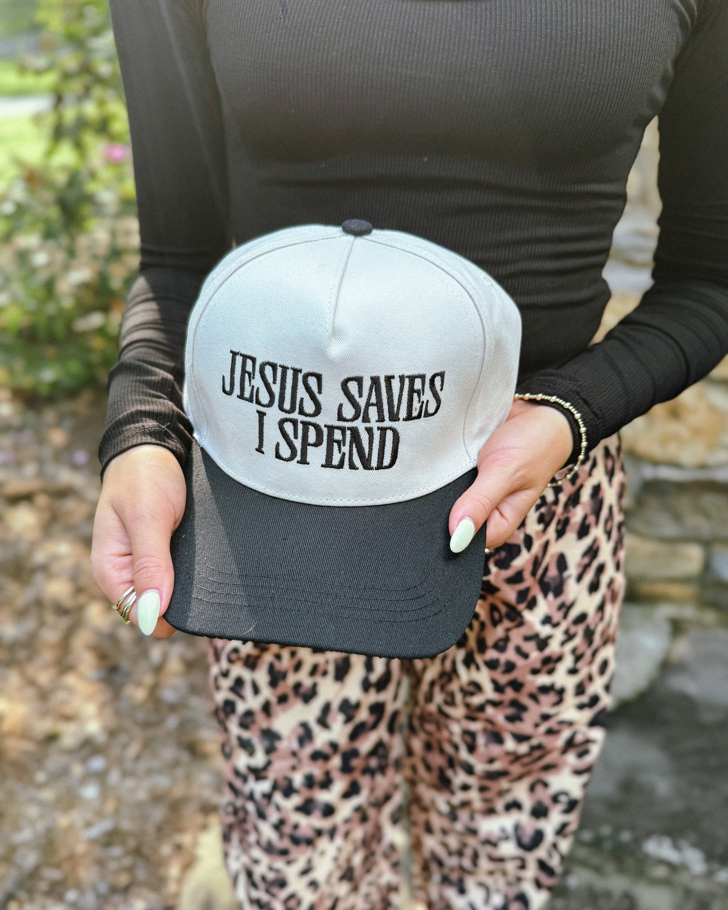 Jesus Saves I Spend Trucker Hat
