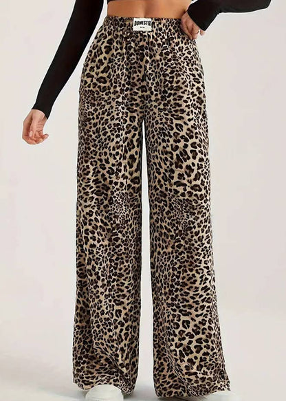Wild Elegance Wide-Leg Pants