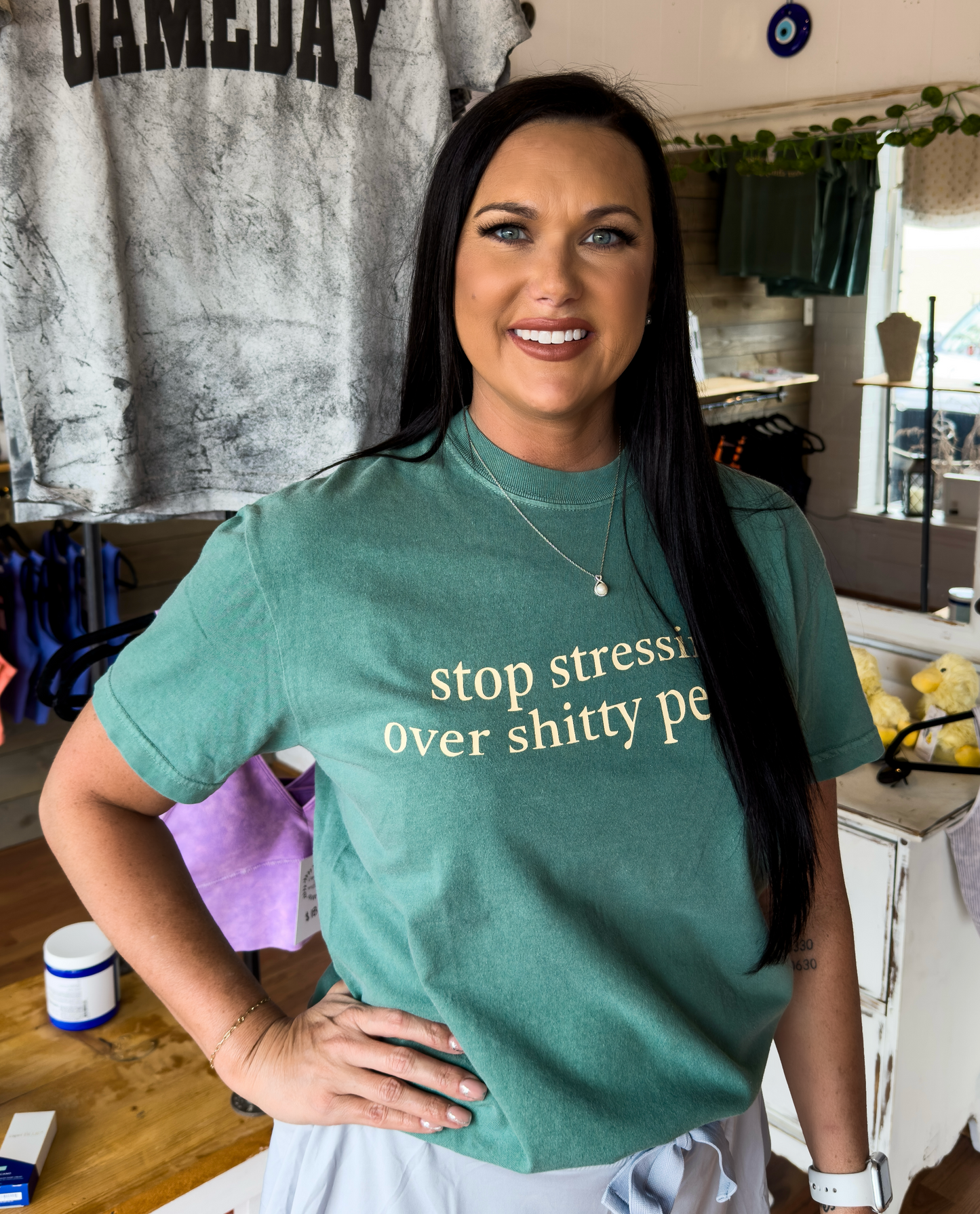 Stop Stressing Over Shitty People Graphic Tee