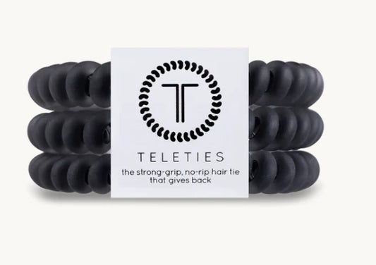 Small Teleties: Matte Black