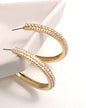 Pearl Pave Hoop