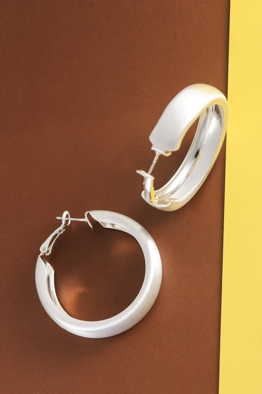 Wide Hoop Earrings